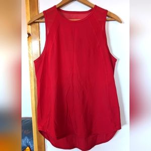 lululemon Sculpt Tank - Dark Red SZ 6